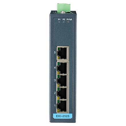 EKI-2525 - Switch Ethernet Não Gerenciável  com 5 portas RJ-45 10/100 ( fast Ethernet) - ADVANTECH